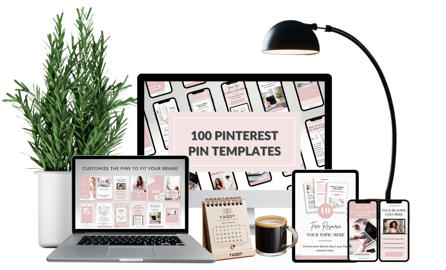 100 Pinterest Pin Templates